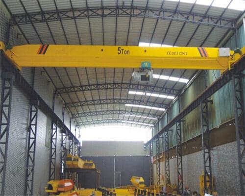 Grúa de arriba de la sola viga de 5 toneladas con Electric Hoist.jpg 5 Ton Single Girder Overhead Crane with Electric Hoist.jpg