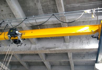 Grúa de arriba eléctrica de la Solo-viga del alzamiento europeo del tipo de HD